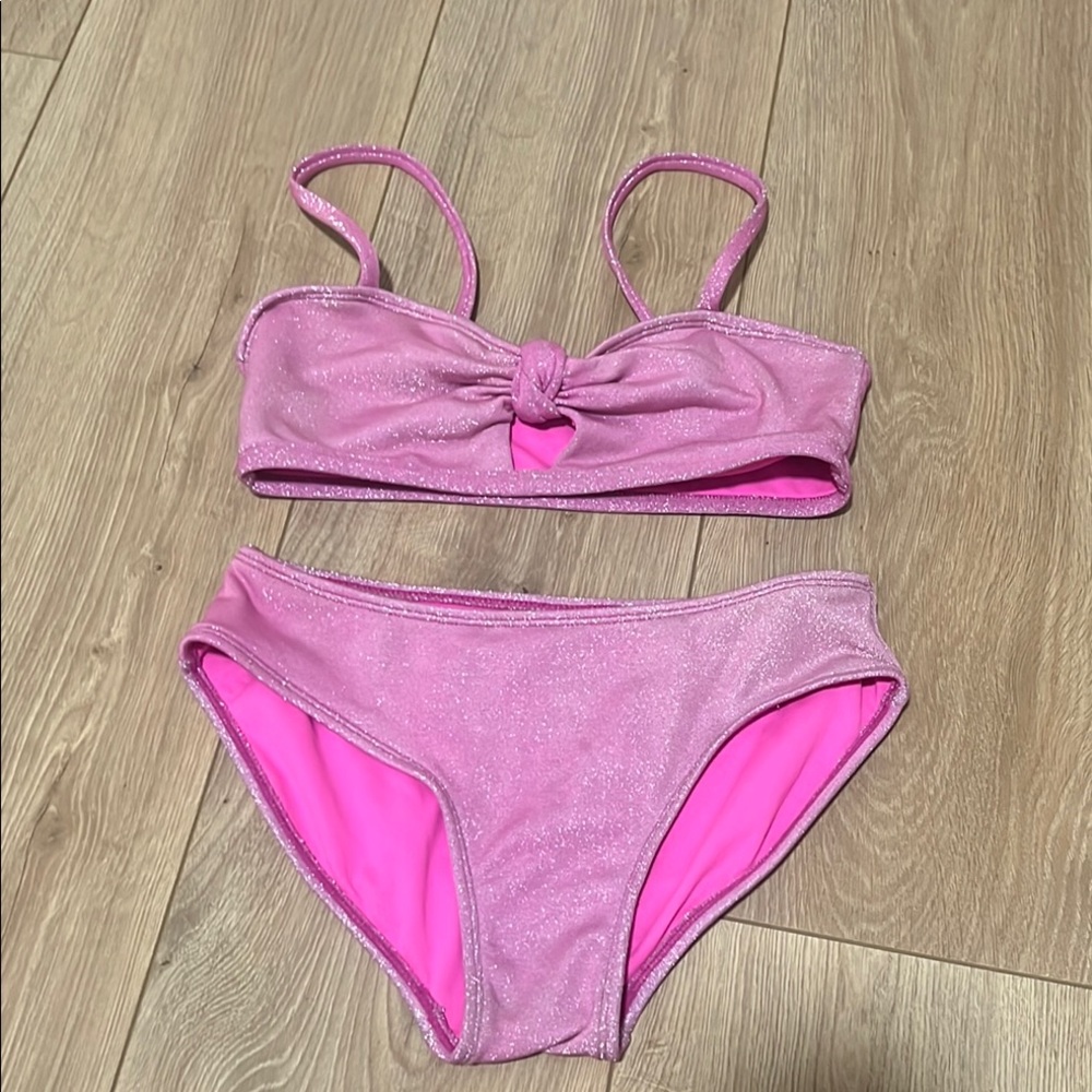 Art Class Pink Glitter Bikini